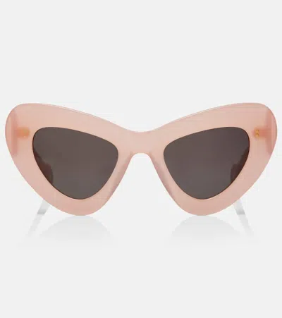 Jw Anderson Butterfly Cat-eye Sunglasses In Pink