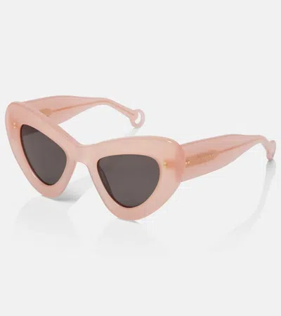 Jw Anderson Butterfly Cat-eye Sunglasses In Pink