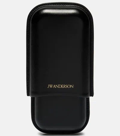 Jw Anderson Butterfly Cat-eye Sunglasses In Black