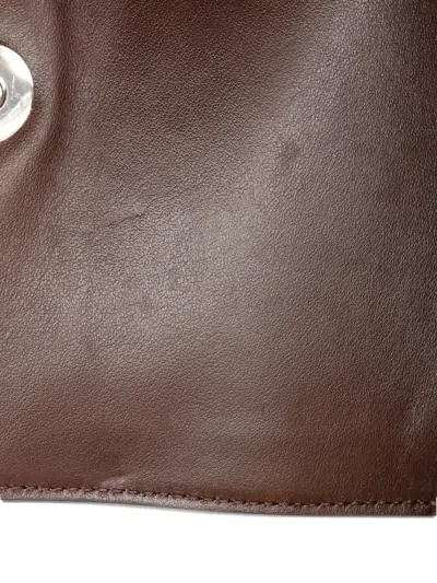 Pre-owned Chloé Tess Bag Leather Small Shoulder Bag In Brown