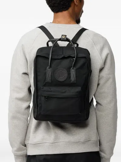 Fjall Raven Kånken No. 2 Top-handle Logo Backpack In Black