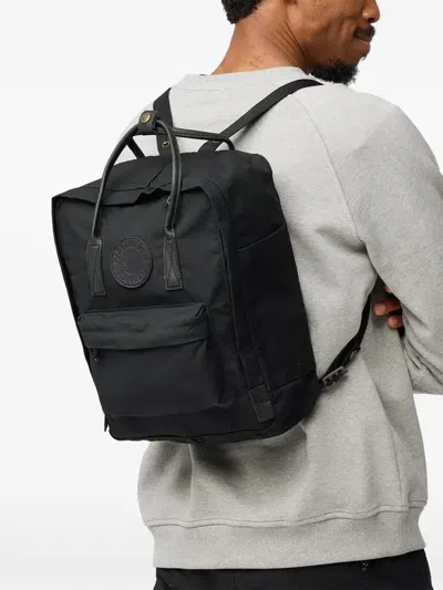Fjall Raven Kånken No. 2 Top-handle Logo Backpack In Black