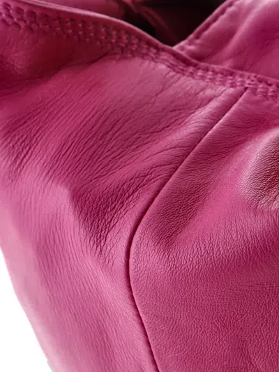 Pre-owned Loewe Front Pocket Nappa Aire Leather Hobo Bag In Pink