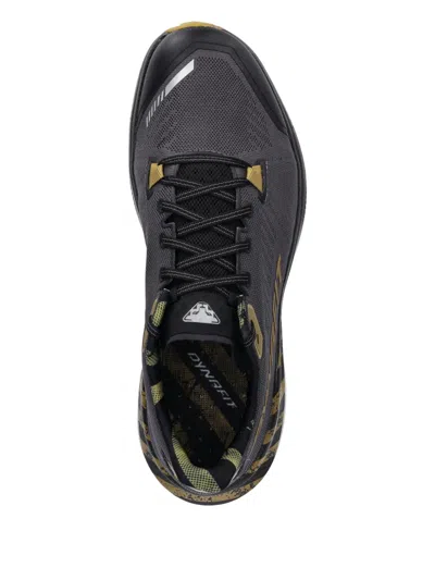 Dynafit Trail Graphic Striped Sneakers In Gray