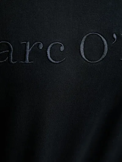 Marc O'polo Embroidered-logo Sweatshirt In Blue
