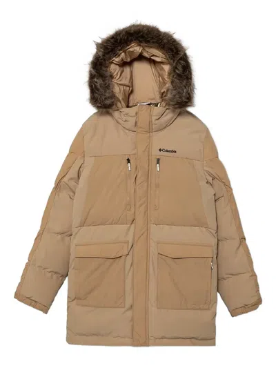Columbia Big Boys Marquam Peak Fusion Ii Parka In Brown
