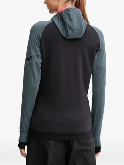 Dynafit Radical Polartec® Zip Pocket Hoodie Top In Brown