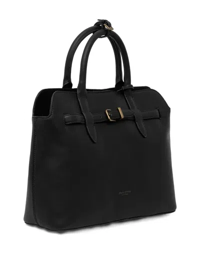 Marc O'polo Medium Logo-detail Tote Bag In Black