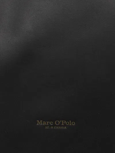 Marc O'polo Medium Logo-detail Tote Bag In Black