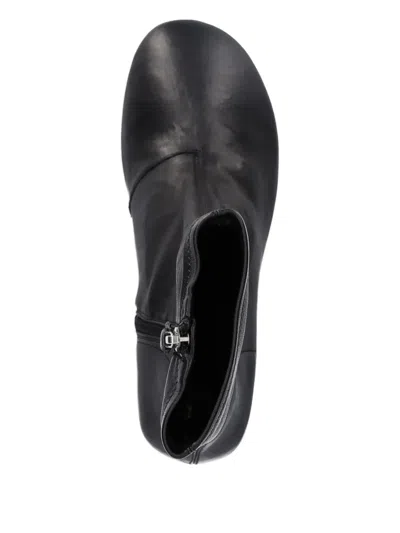 Patrizia Pepe Zip-fastening Round-toe Boots In Black