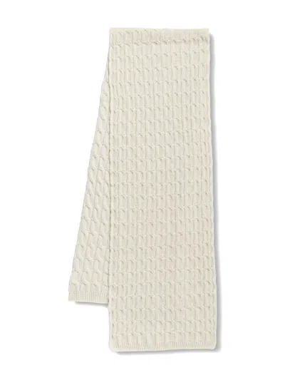 Liviana Conti Cable-knit Scarf In Neutral