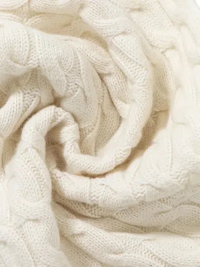 Liviana Conti Cable-knit Scarf In Neutral