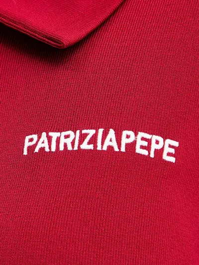 Patrizia Pepe Button-fastening Sweater In Red