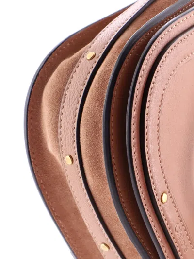 Pre-owned Chloé Nile Leather Small Crossbody Bag In Neutral