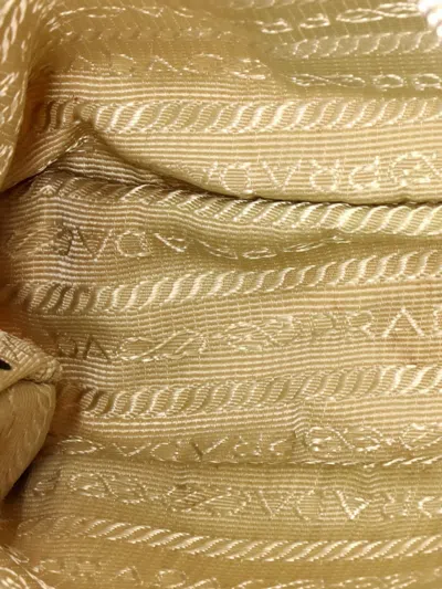 Pre-owned Prada Re-edition 2005 Shoulder Bag Tessuto Small Crossbody Bag In Neutral