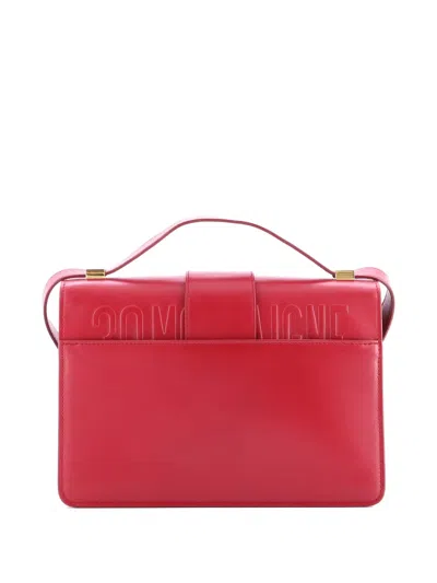 Pre-owned Dior 30 Montaigne Flap Bag Leather Shoulder Bag In Red