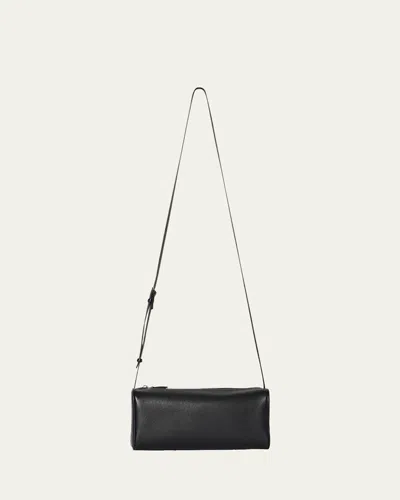 The Row 90's Crossbody Bag In Leather In Black