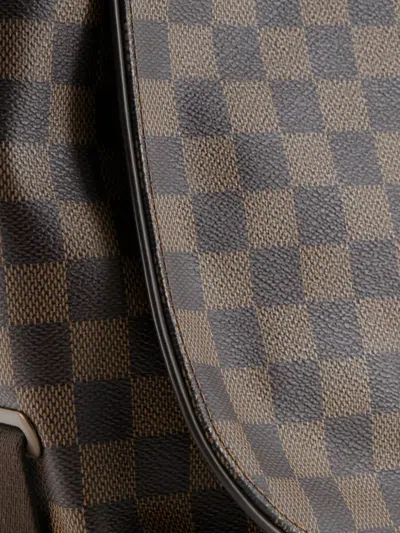 Pre-owned Louis Vuitton Brooklyn Handbag Damier Gm Crossbody Bag In Brown