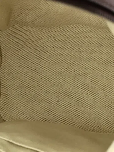 Pre-owned Gucci Ophidia Gg Coated Canvas And Leather Small Backpack In Brown