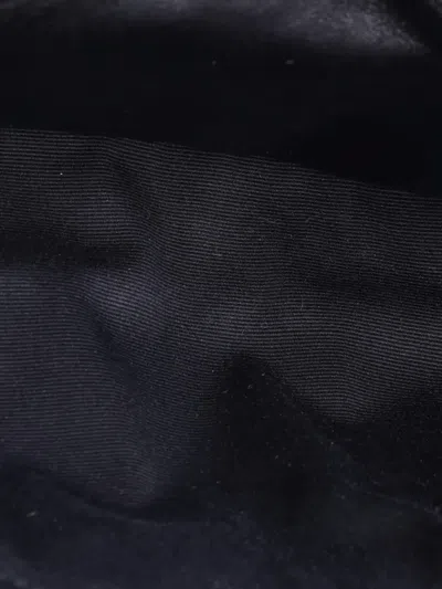 Pre-owned Saint Laurent Classic Monogram College Bag Matelasse Chevron Leather Medium Crossbody Bag In Black