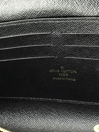 Pre-owned Louis Vuitton Twist Chain Wallet Limited Edition Floral Patchwork Epi Leather Crossbody Bag In Black