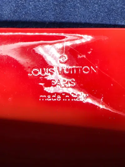 Pre-owned Louis Vuitton Wynwood Handbag Monogram Vernis With Monogram Canvas And Epi Leather Crossbody Bag In Red