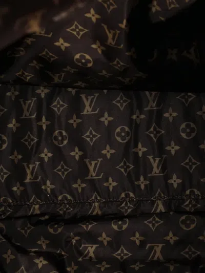 Pre-owned Louis Vuitton Pillow Onthego Tote Monogram Quilted Econyl Nylon Gm Satchel In Neutral