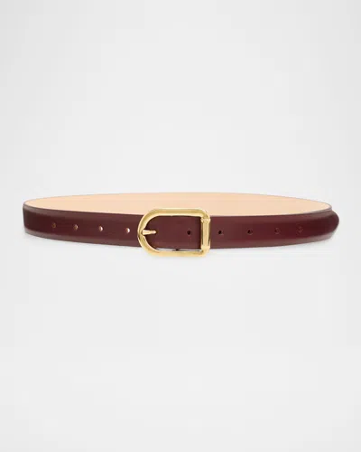 Dehanche Mija Leather Belt In Brown