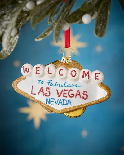Christopher Radko Sin City Souvenir Christmas Ornament In Multi