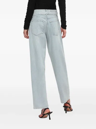 Proenza Schouler White Label Belted Jeans In Blue