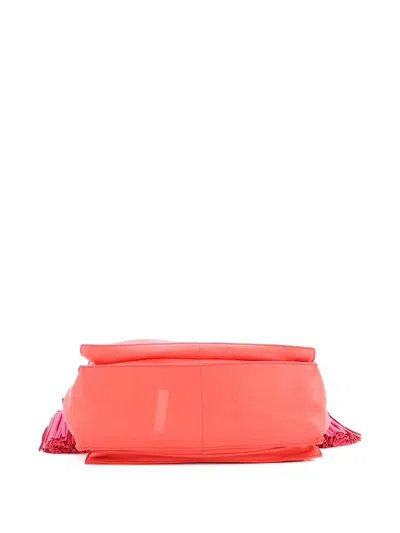 Pre-owned Loewe Flamenco Bag Leather Small Shoulder Bag In Pink