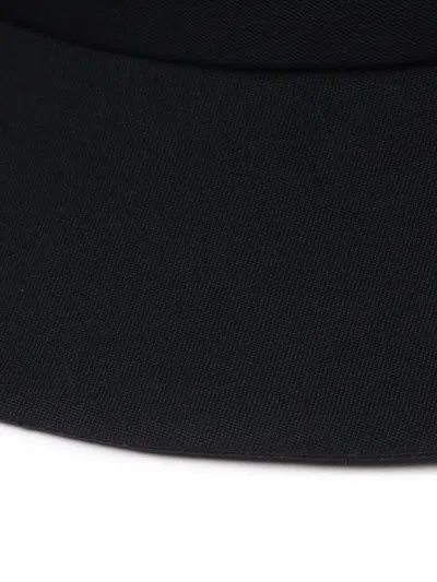 Y's Gabardine Bucket Hat In Black