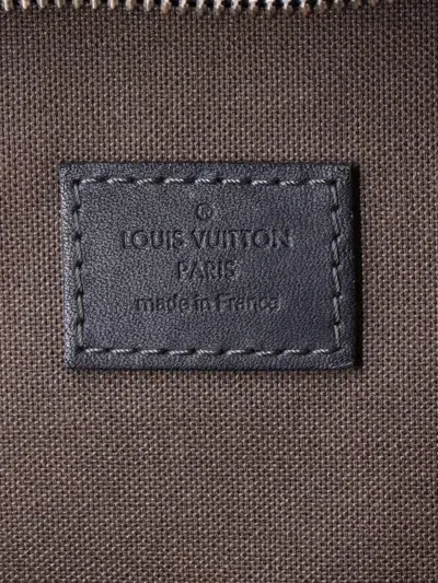 Pre-owned Louis Vuitton Michael Nm Damier Infini Leather Backpack In Black