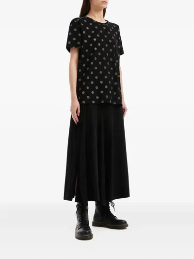 Y's Cotton T-shirt In Black