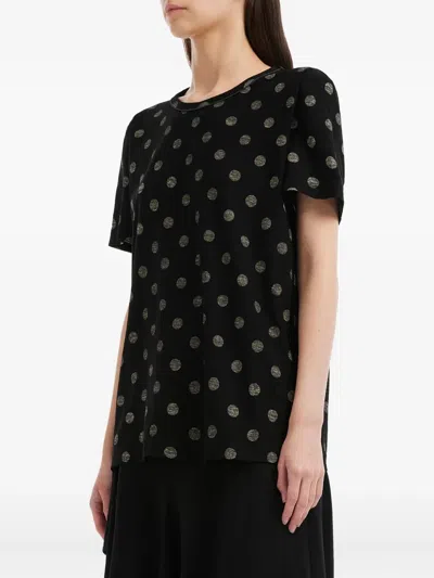 Y's Cotton T-shirt In Black