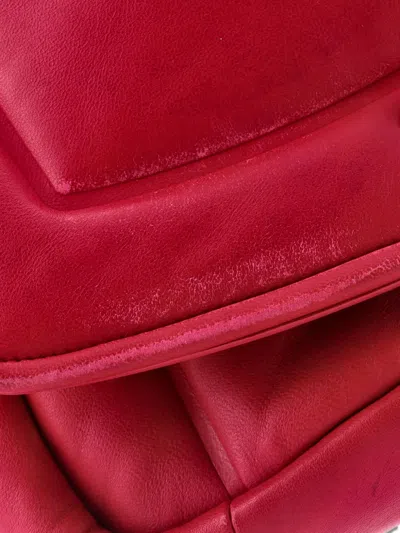 Pre-owned Chanel Puffy Flap Bag Lambskin Small Shoulder Bag In Pink