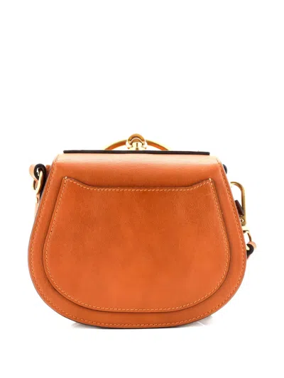 Pre-owned Chloé Nile Leather Small Crossbody Bag In Brown