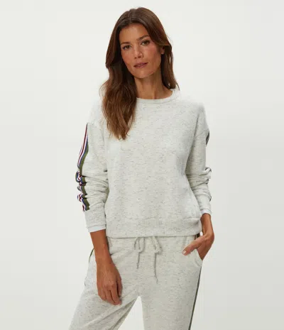 Michael Stars Carrie Crewneck Sweatshirt In Gray