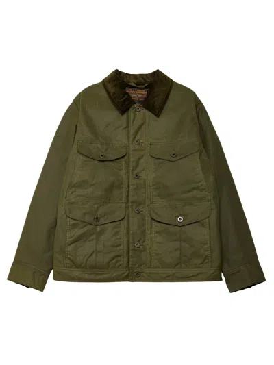 Filson Cotton Jacket With Pockets In Green
