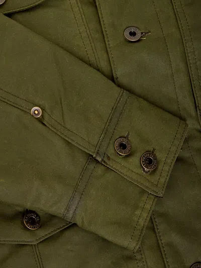 Filson Cotton Jacket With Pockets In Green