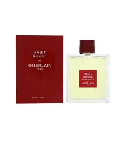 Guerlain Men's 5oz Habit Rouge Edt In Transparent