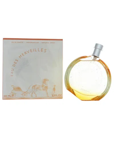 Hermes Hermès Women's 3.3oz Eau Des Merveilles Edt In Transparent