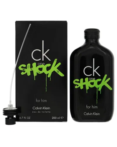Calvin Klein Men's 6.7oz Ck One Shock For Him Edt Spray In Black