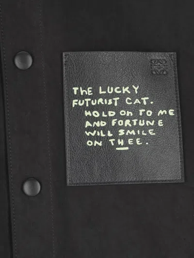 Loewe X Louis Wain Cat-embroidery Jacket In Black