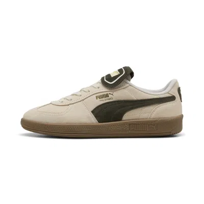 Puma Palermo Premium Suede Sneakers In Neutral