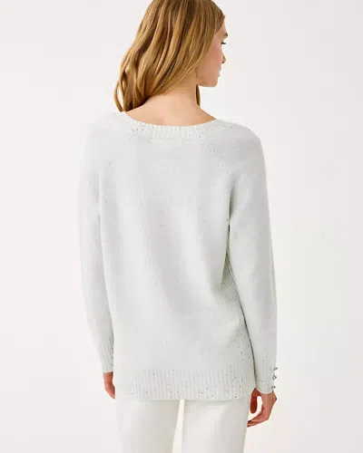 Lilly Pulitzer Kaycee Sequin Sweater In White