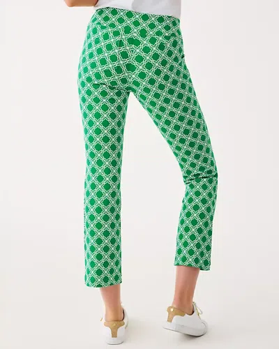 Lilly Pulitzer Upf 50+ Luxletic 28" Corso Kick Flare Pant In Green