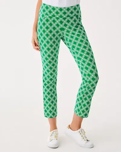 Lilly Pulitzer Upf 50+ Luxletic 28" Corso Kick Flare Pant In Green