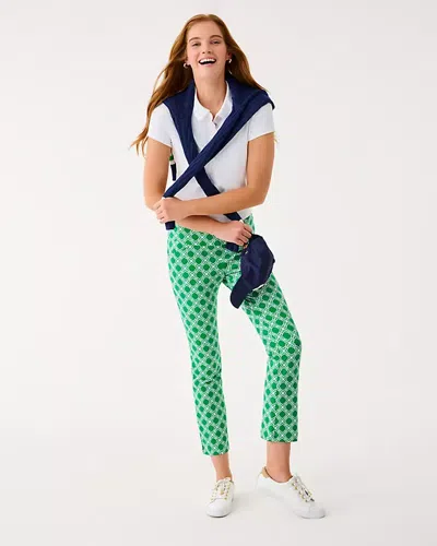Lilly Pulitzer Upf 50+ Luxletic 28" Corso Kick Flare Pant In Green