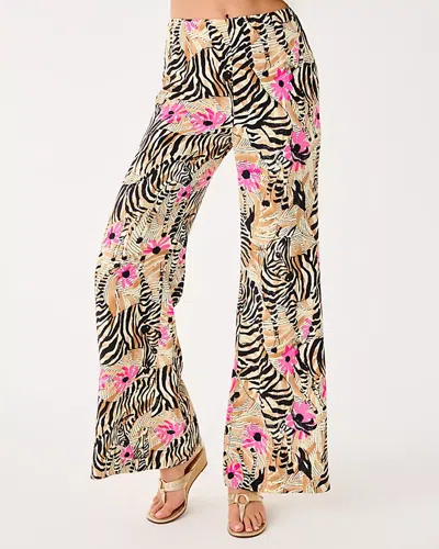 Lilly Pulitzer 33" Polyanna High Rise Palazzo Pant In Multi